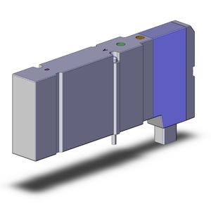 SMC VALVES SV2A00-5FU Magnetventil, einsteckbar, 5-Port-Größe | AL7FQK