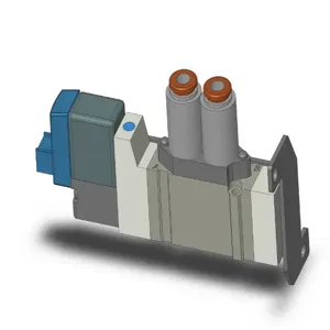 SMC VALVES SY3120-5LOZ-N3-F1 Valve, 1/4 Inch Built In Fitting | AL3UPN