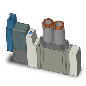 SMC VALVES SY3120-5MOZ-C6 Valve, 1/4 Inch Built In Fitting | AL3UQE