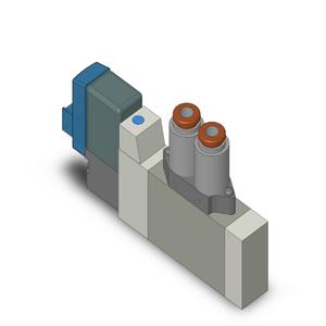 SMC VALVES SY3160-5LOU-C4 Valve, 1/8 Base Mount Size | AL8JFX