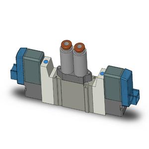 SMC VALVES SY3220-6LOZ-N3 Valve, 1/4 Inch Built In Fitting | AL3UVP