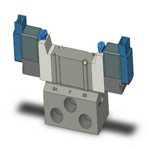 SMC VALVES SY3240-5MOUE-01 Valve, 1/8 Base Mount Size | AL8HCR