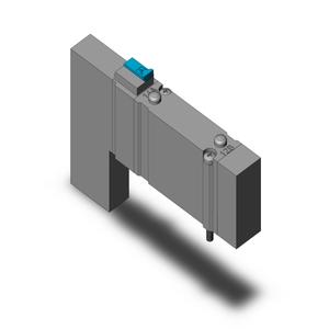 SMC VALVES SY5100-5UF1 Valve, 1/8 Port Size | AN7UBW