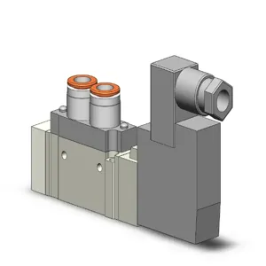 SMC VALVES SY5120-3D-N9T Valve, 1/4 Inch Built In Fitting | AL3UZX