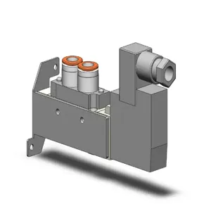 SMC VALVES SY5120-5DZ-C8-F1 Valve, 1/4 Inch Built In Fitting | AL3VBB