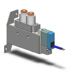 SMC VALVES SY5120-5HZ-C6-F1 Valve, 1/4 Inch Built In Fitting | AL3VBM