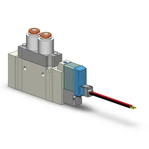 SMC VALVES SY5120-5L-C6 Valve, 1/4 Inch Built In Fitting | AL3VBQ