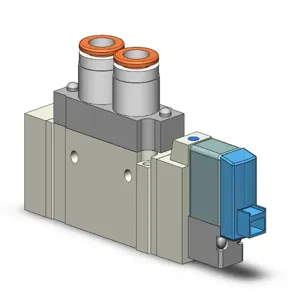 SMC VALVES SY5120-5LOZ-C8 Valve, 1/4 Inch Built In Fitting | AL3VCA