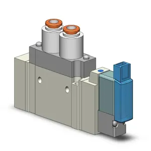 SMC VALVES SY5120-5MOZ-C6 Valve, 1/4 Inch Built In Fitting | AL3VCR