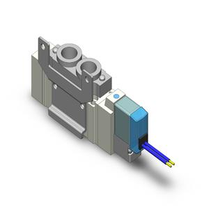 SMC VALVES SY5120-6HU-01T-F2 Valve, 1/8 Inch N Port | AL3VCY