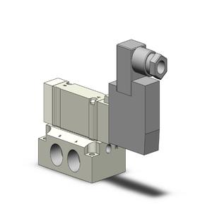 SMC VALVES SY5140-3DZ-02N Valve, 1/4 Base Mount Size | AN7XJF