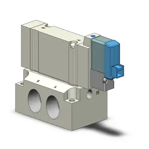 SMC VALVES SY5140-3LOZ-02T Valve, 1/4 Inch Built In Fitting | AL3VDN