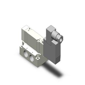 SMC VALVES SY5140-5DZ-02 Valve, 1/4 Inch Built In Fitting | AL3VDZ