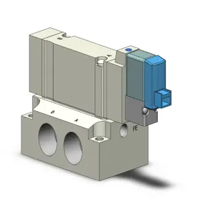 SMC VALVES SY5140-5LOZ-02T Valve, 1/4 Inch Built In Fitting | AL3VEW