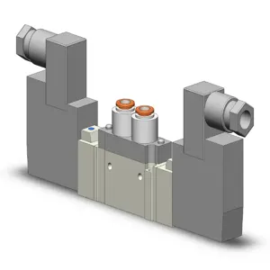 SMC VALVES SY5220-3DZ-C6 Valve, 1/4 Inch Built In Fitting | AL3VGK