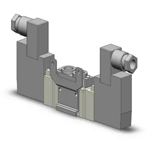 SMC VALVES SY5220-5DZ-01T-F2 Valve, 1/8 Inch N Port | AL3VGV