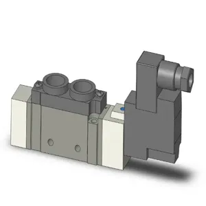 SMC VALVES SY7120-2DZ-02T Valve, 1/4 Inch Base Mount | AL3VNM