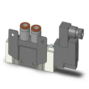 SMC VALVES SY7120-3DZ-N11T-F2 Valve, 1/4 Inch Fitting | AL3VNY