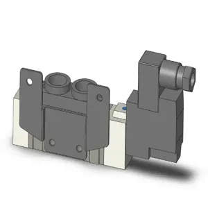 SMC VALVES SY7120-5D-02T-F2 Valve, 1/4 Inch N Port | AL3VPM