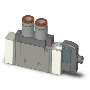 SMC VALVES SY7120-5WOU-C10 Valve, 1/4 Port Size | AM8TBT