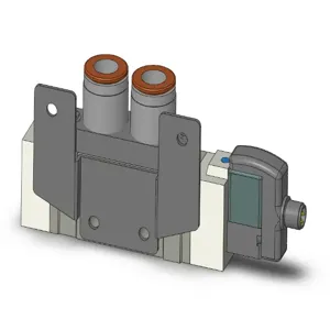 SMC VALVES SY7120-5WOZ-N11T-F2 Valve, 1/4 Port Size | AN7WHV