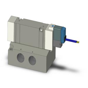 SMC VALVES SY7140-3H-02N Valve, 1/4 Base Mount Size | AN4XBA