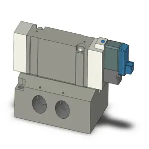 SMC VALVES SY7140-3LOZ-02T Valve, 1/4 Inch Base Mount | AL3VRH