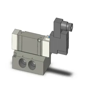 SMC VALVES SY7140-5DZ-03 Valve, 3/8 Base Mount Size | AM8BDL