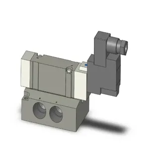 SMC VALVES SY7140-5DZ-03T Valve, 3/8 Inch Mount | AL3VRW