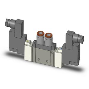 SMC VALVES SY7220-3DZ-N11T Valve, 1/4 Inch Fitting | AL3WJU