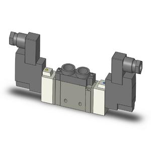 SMC VALVES SY7220-5D-02T Valve, 1/4 Inch N Port | AL3WKT