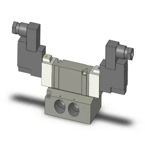 SMC VALVES SY7240-5DZ-03T Valve, 3/8 Inch Mount | AL3WNQ