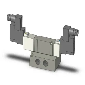 SMC VALVES SY7340-3DZ-02 Valve, 1/4 Inch Base Mount | AL3WPZ