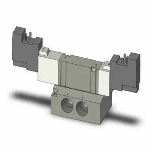 SMC VALVES SY7340-5DO-03 Valve, 3/8 Base Mount Size | AP2TJL