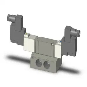 SMC VALVES SY7340-5DZ-03 Valve, 3/8 Base Mount Size | AN6GLT