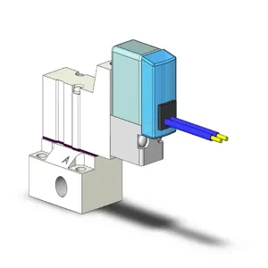 SMC VALVES SYJ324-5G-M5 Solenoid Valve, 3 Port Size | AN8QRB