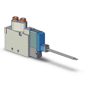 SMC VALVES SYJ5120-5LZ-C4 Solenoid Valve, 5 Port Size | AM3MBG