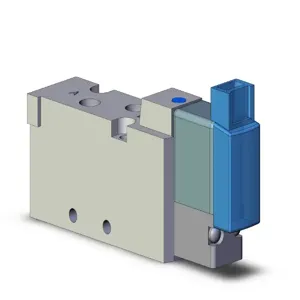 SMC VALVES SYJ5123-5MOU-M5-Q Solenoid Valve, 5 Port Size | AP2VDL