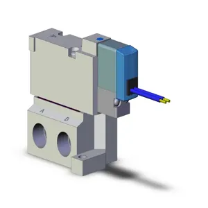 SMC VALVES SYJ5140-5G-01 Solenoid Valve, 5 Port Size | AN8WTW