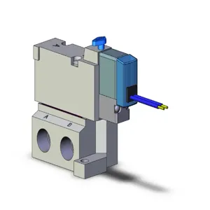 SMC VALVES SYJ5140-5HSE-01N Solenoid Valve, 5 Port Size | AN9FCJ