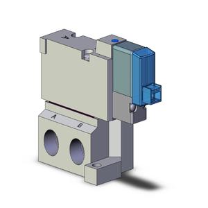 SMC VALVES SYJ5140-5LOZ-01 Solenoid Valve, 5 Port Size | AN7FXZ