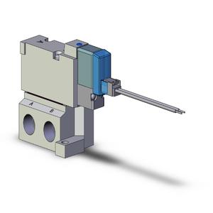 SMC VALVES SYJ5140-5LZ-01 Solenoid Valve, 5 Port Size | AN4ZZJ