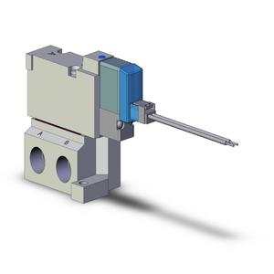 SMC VALVES SYJ5143-5LZ-01 Solenoid Valve, 5 Port Size | AM8YVZ