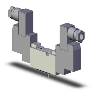 SMC VALVES SYJ5243-5DZ Solenoid Valve, 5 Port Size | AN9TMH