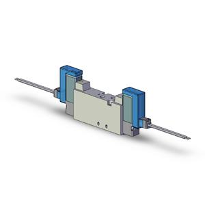 SMC VALVES SYJ5320-2LZ-M5 Solenoid Valve, 5 Port Size | AP3AMB