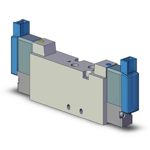 SMC VALVES SYJ5423-5MOZ-M5 Solenoid Valve, 5 Port Size | AN6YUH