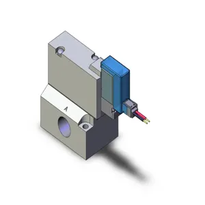 SMC VALVES SYJ714-3LZ-02T Solenoid Valve, 1/4 Inch Base Mount | AL3XBK