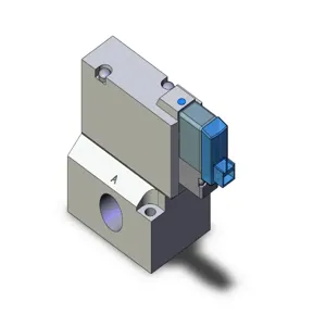 SMC VALVES SYJ714-5LOZ-02 Solenoid Valve, 1/4 Inch Base Mount | AL3XBM