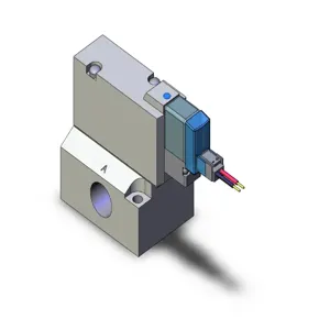 SMC VALVES SYJ714-5LZ-02T Solenoid Valve, 1/4 Base Mount Size | AM9LZT