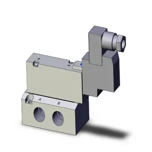 SMC VALVES SYJ7140-5DZ-02 Solenoid Valve, 5 Port Size | AM3DDA